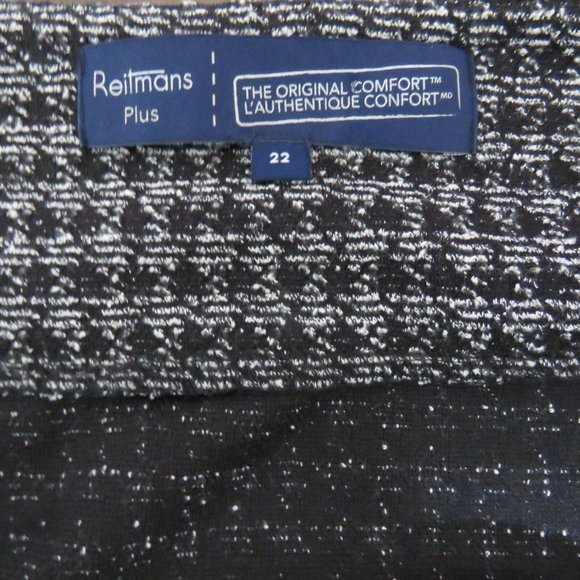 Houndstooth Check mini Skirt sz 22 plus - Picture 3 of 5